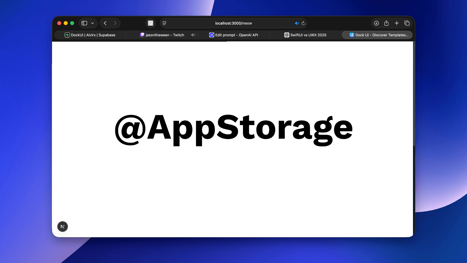 How to use @AppStorage in SwiftUI