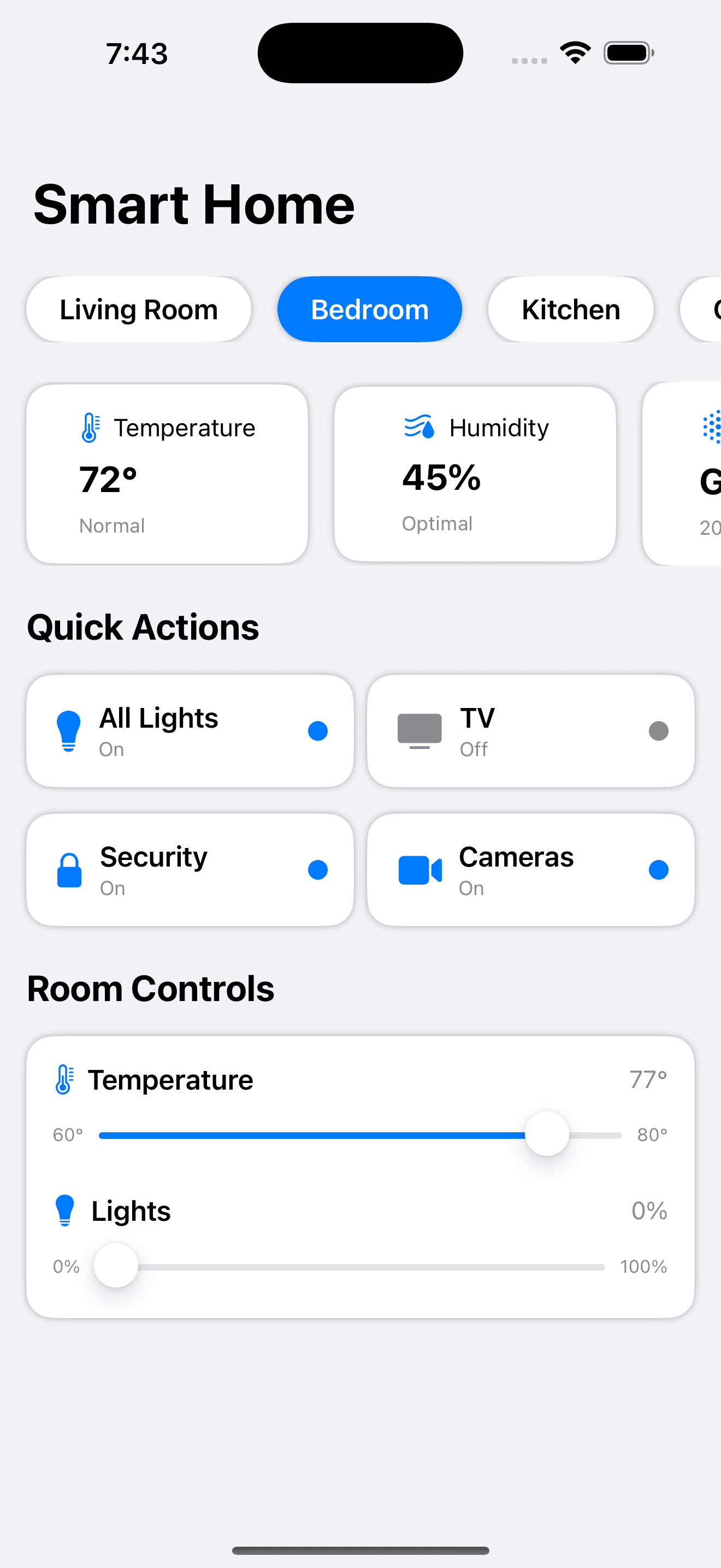 Smart Home Dashboard