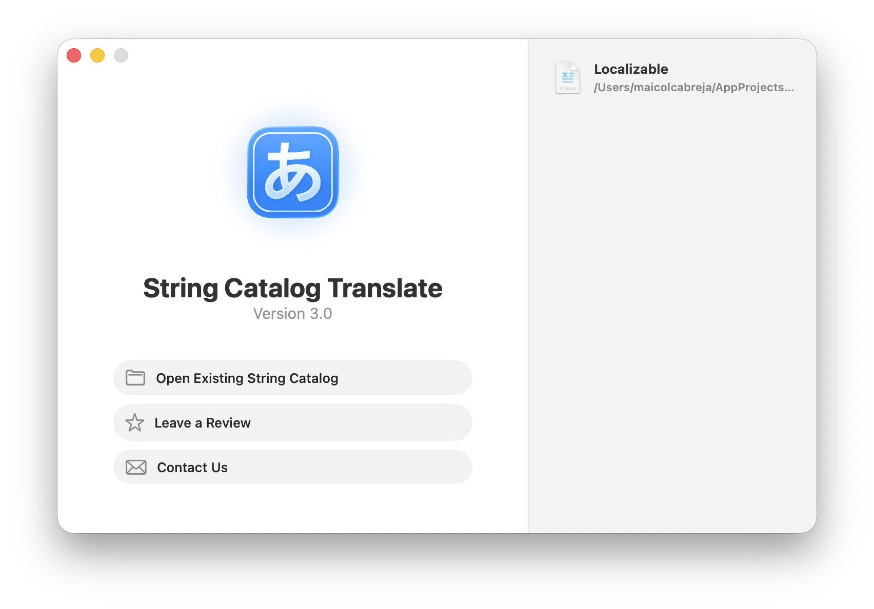 String Catalog Translator: Localize Xcode Apps Instantly