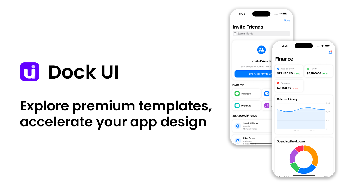 Dock UI - Discover Templates & Code Snippets for SwiftUI